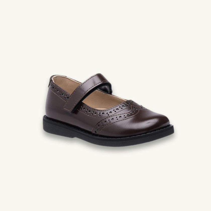 Scholar Spectator Mary Jane | Brown Leather