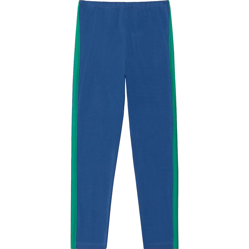Weekend Elastic Waist Straight Fit Legging, Blue