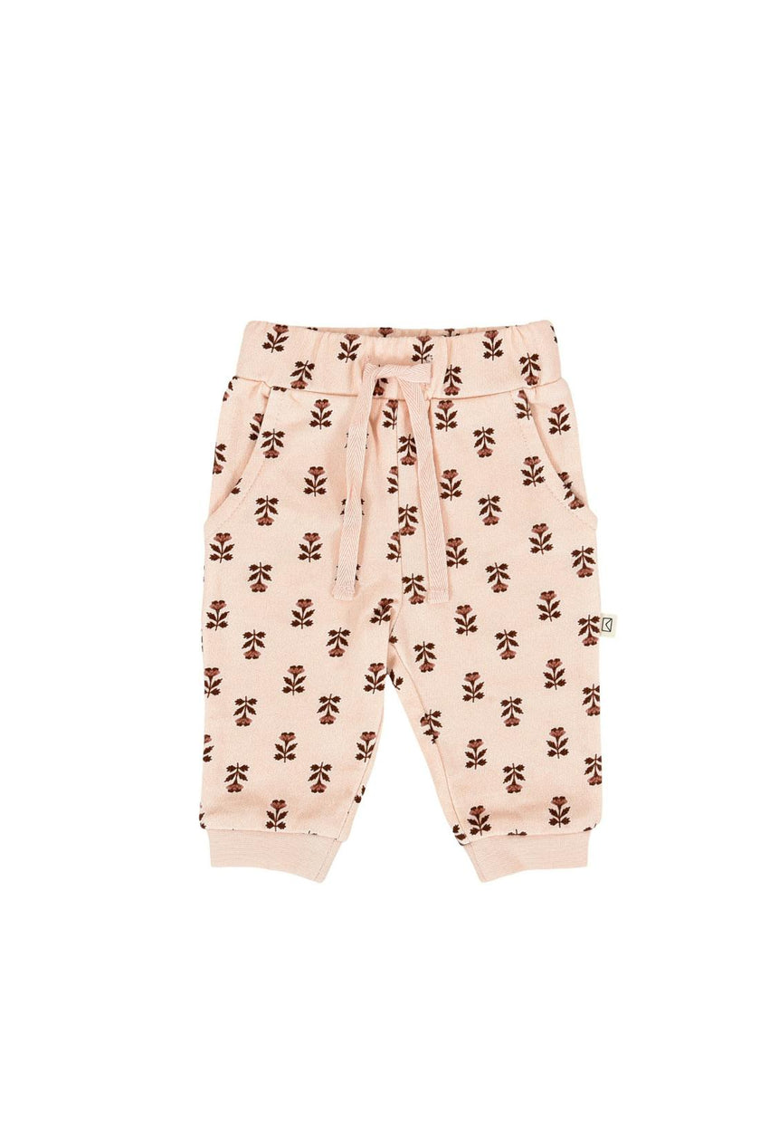 Fleece Joggers in Wild Rose