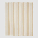 Cotton Sustainable Knit Striped | Chevron Throw Blanket - Herringbone Hues