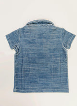 Dax French Terry Polo - Sailor Navy Stripe