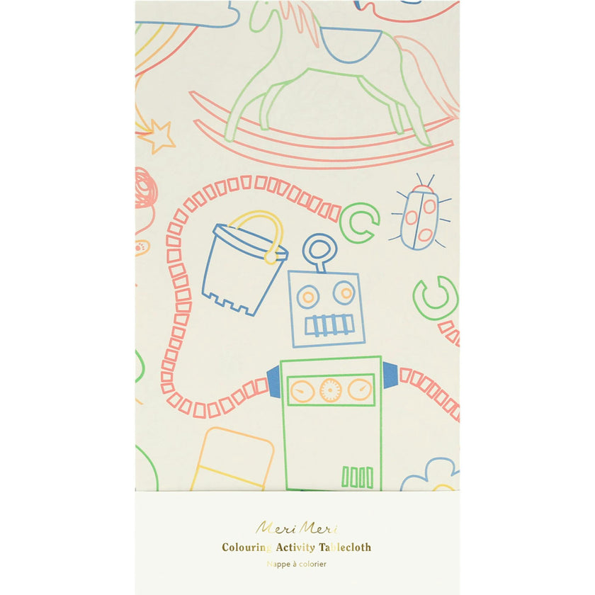 Color In Activity Tablecloth