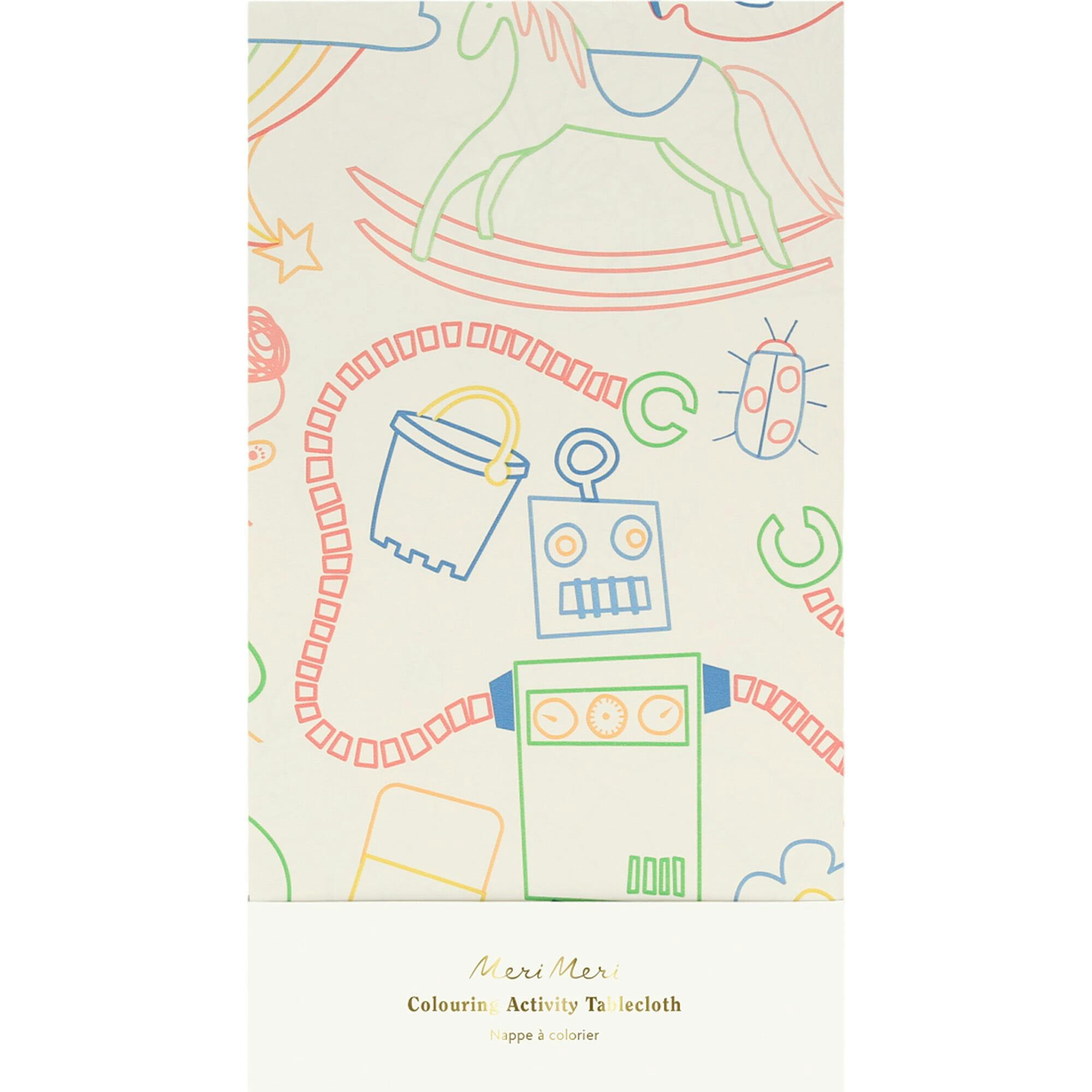 Color In Activity Tablecloth