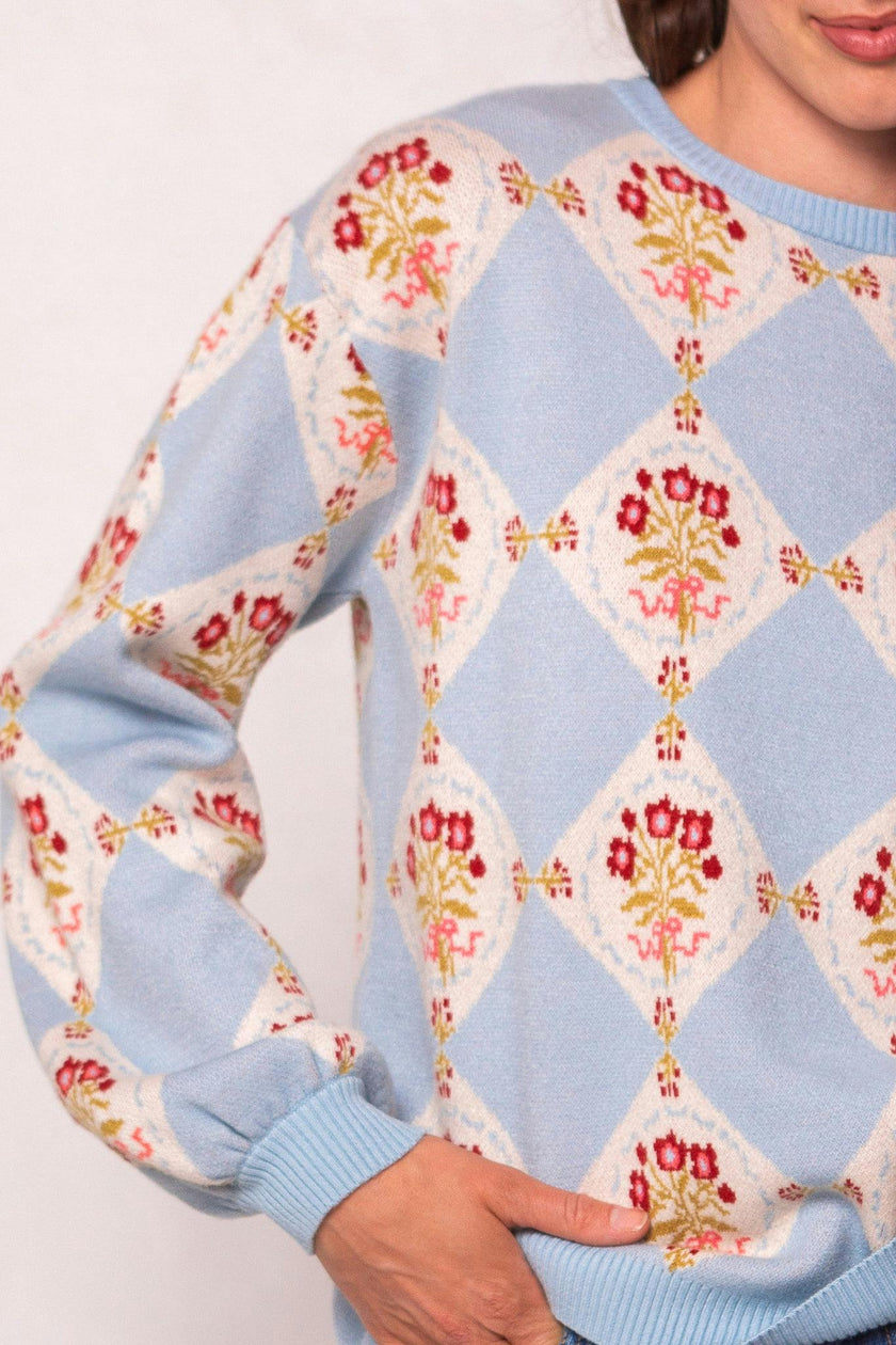 Vivienne Sweater in Mosaic Bloom