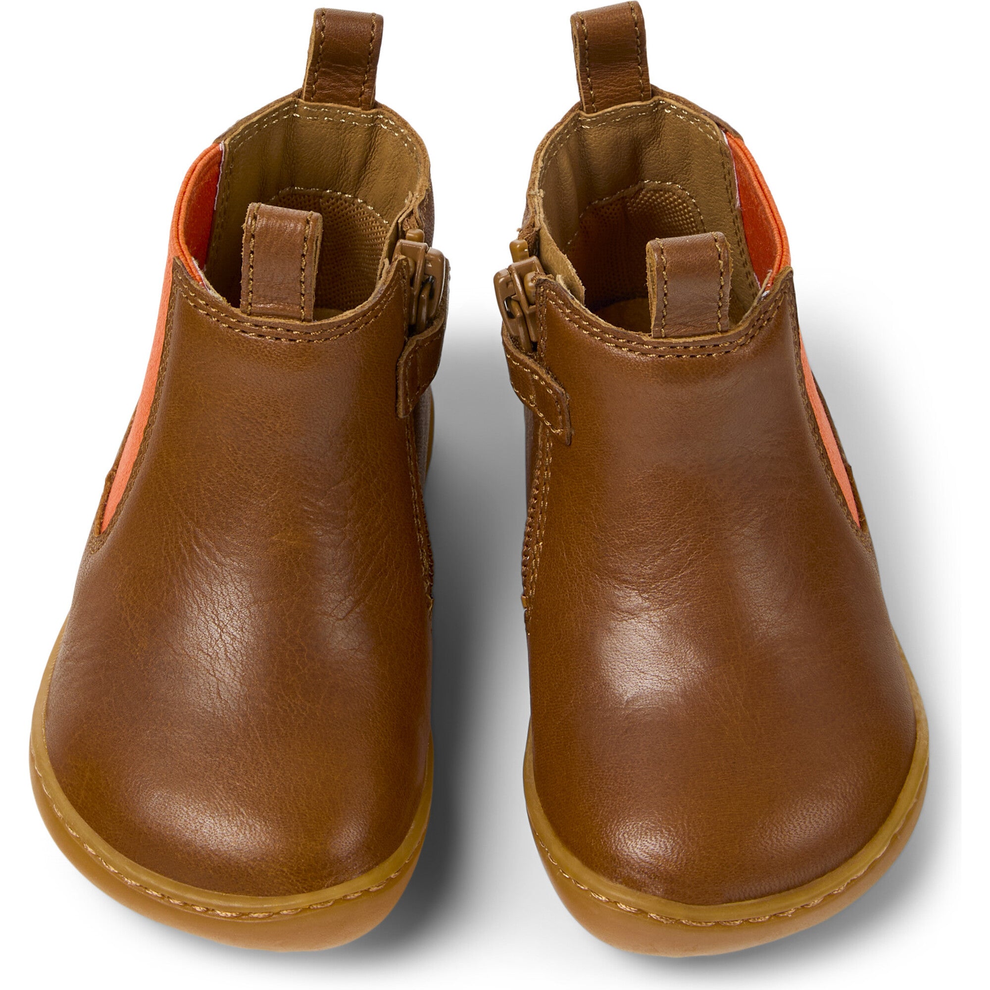 Kids Peu Leather Ankle Boots