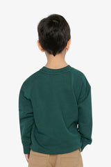 Fleece Sweatshirt Green Forest
