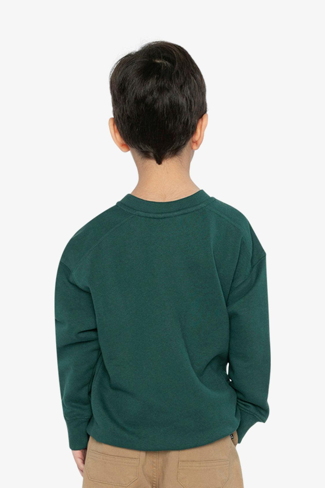Fleece Sweatshirt Green Forest