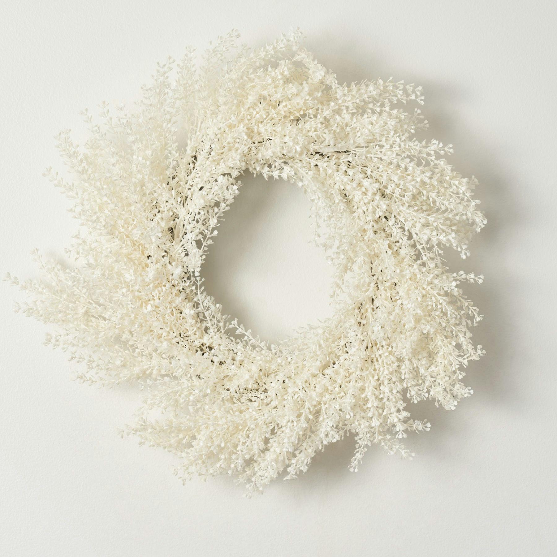 Frosted Shimmer Christmas Wreath