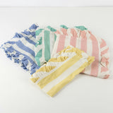 Stripe Ruffle Fabric Napkins