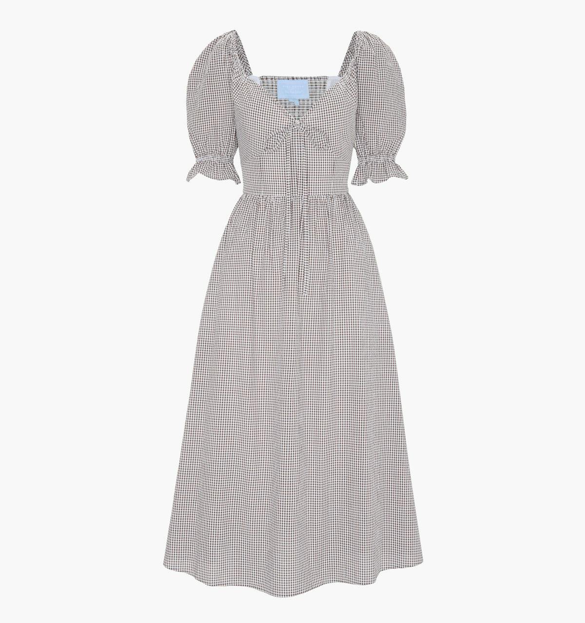The Ophelia Dress - Chocolate Gingham