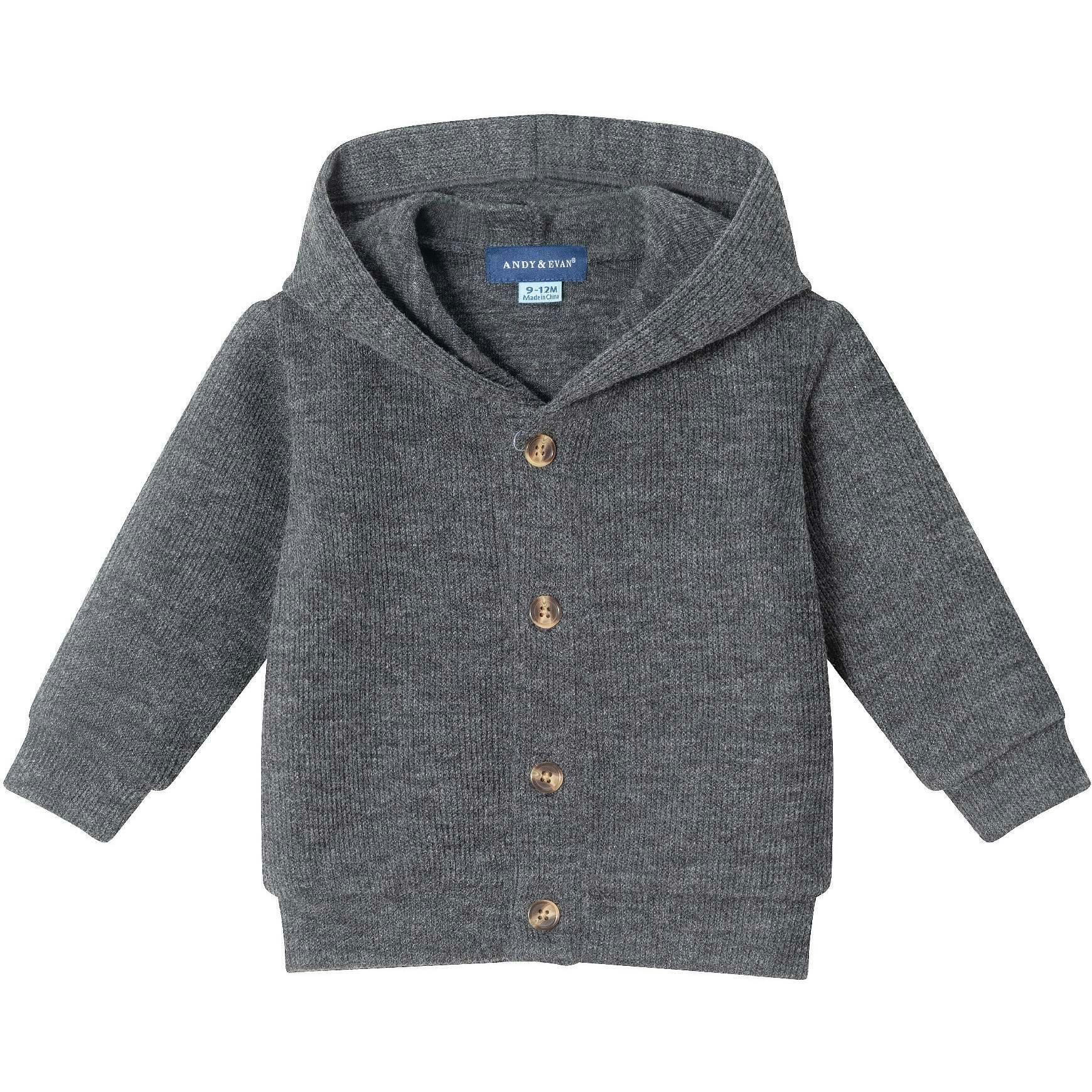 Infant 3-Piece Hooded Cardigan & Cord Set