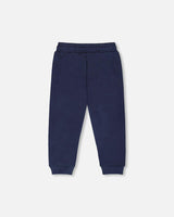 French Terry Pants Blue