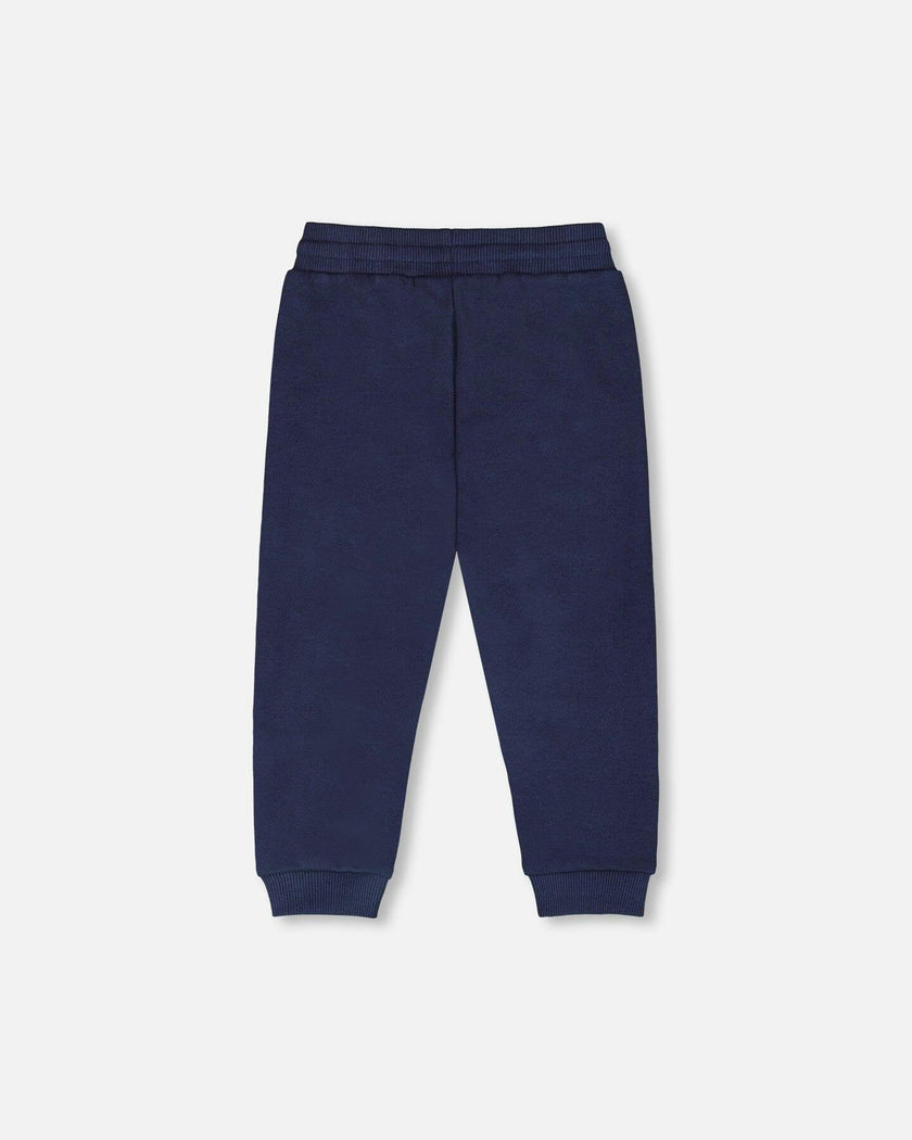 French Terry Pants Blue