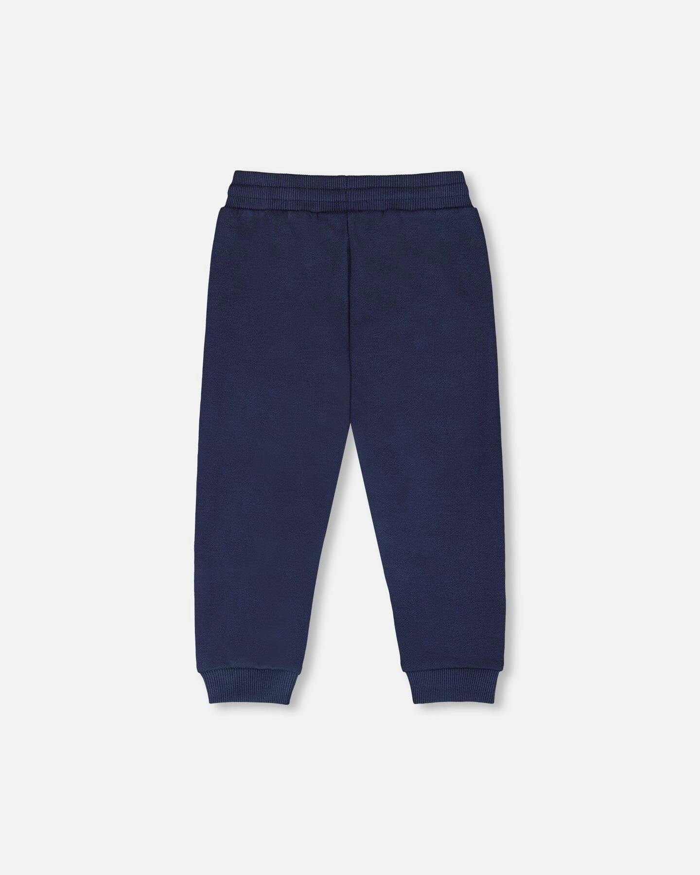 French Terry Pants Blue