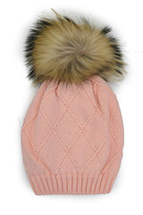 Chunky Knit Hat (Snap On Pom Sold Separately)