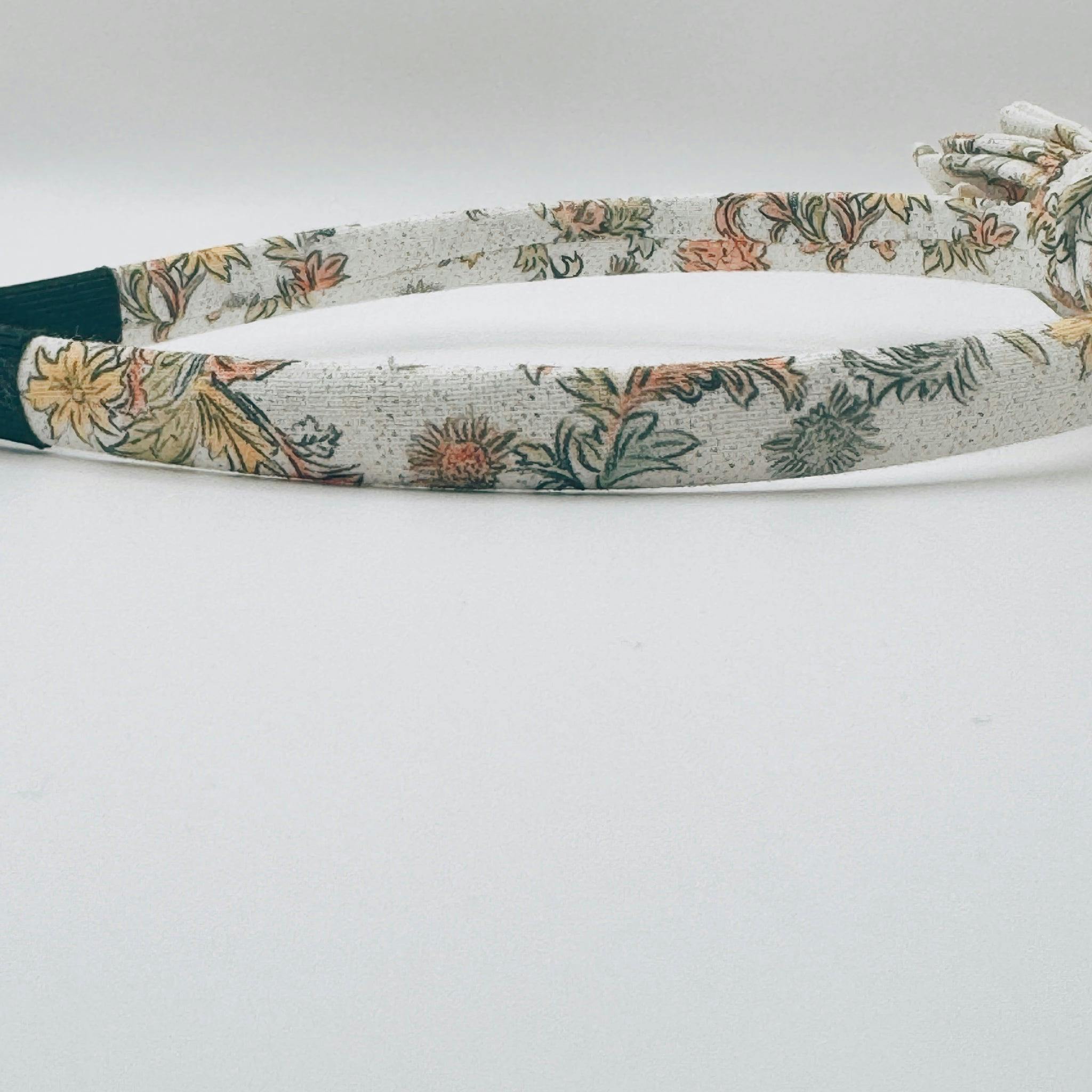 Three Little Bows Headband | Mustard Sage Bloom