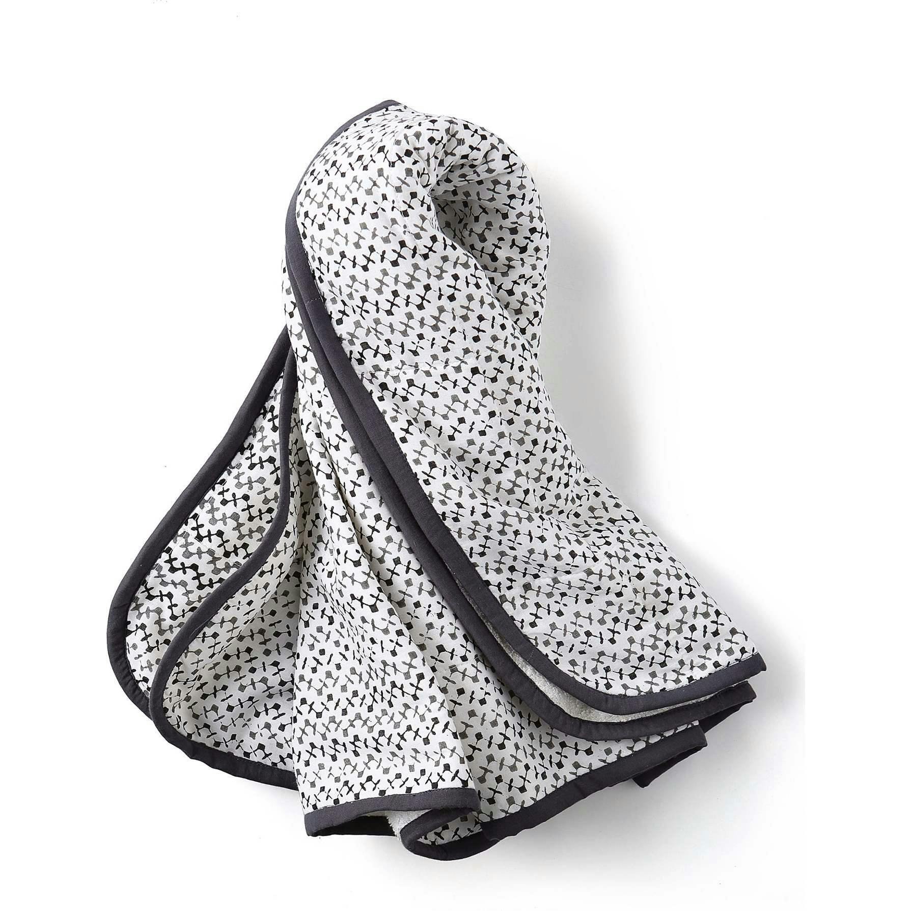 Block-Printed Terry Towel