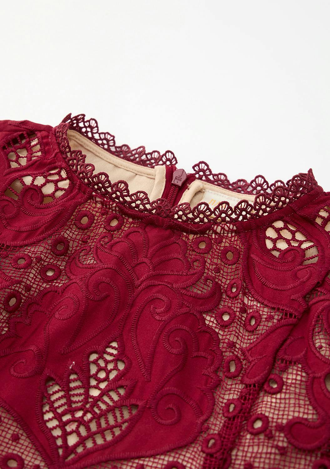 Gisele Embroidery Mini Dress
