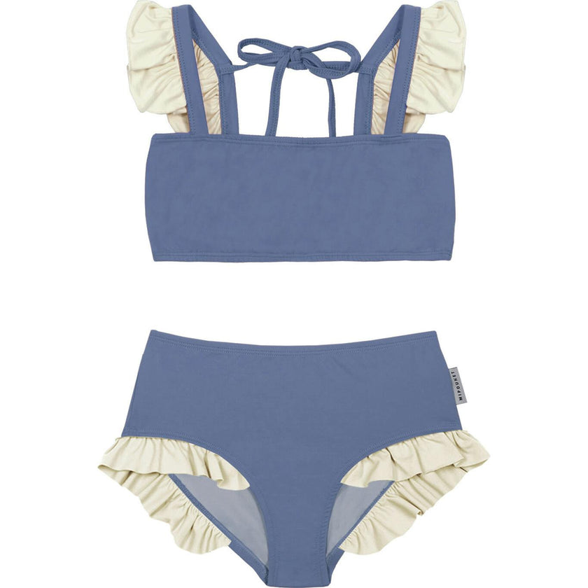 Mipounet SS26 Lona, Swimwear Ecru Blue