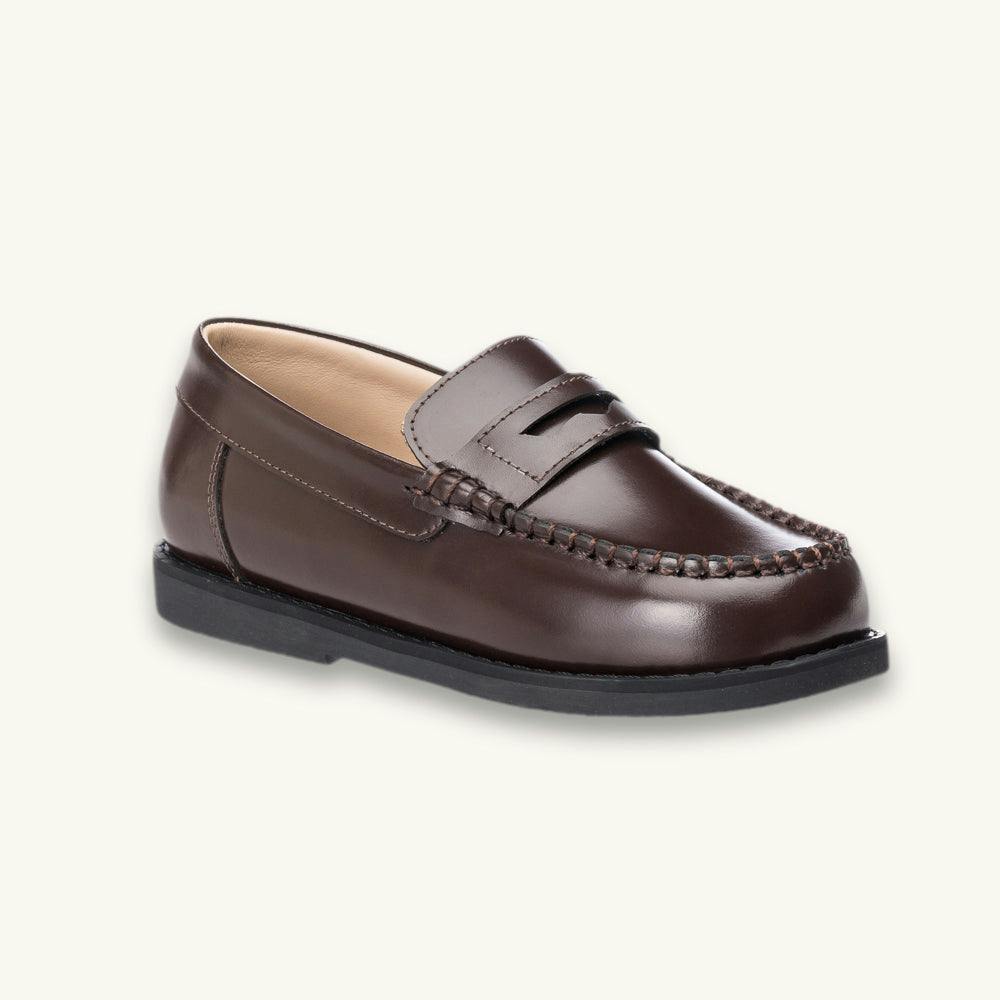 Scholar Moccasin | Brown Leather