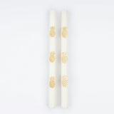 Gold Pineapple Table Candles