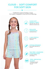 Bow Print Cami Jersey Set