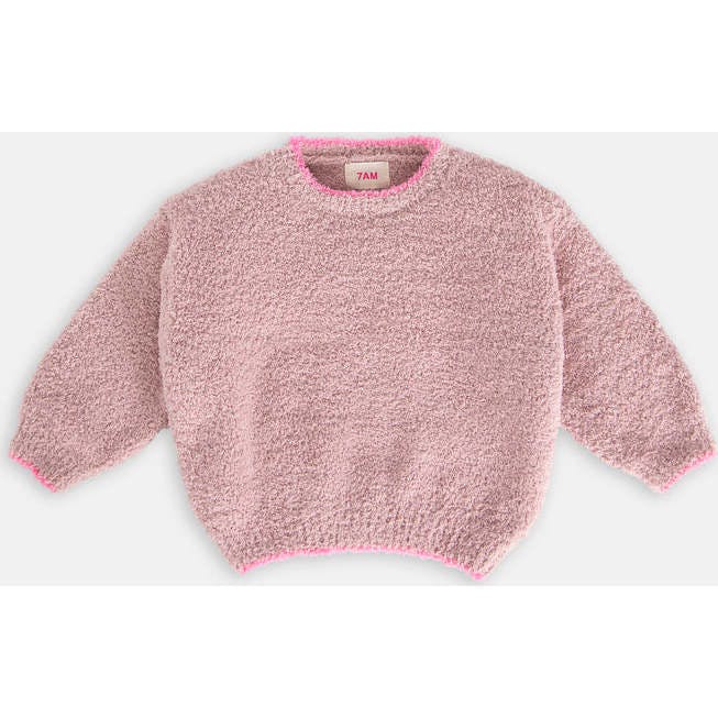 Boxy Piped Sweater
