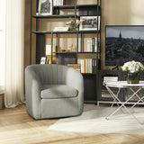Monroe Faux Shearing Swivel Tub Chair