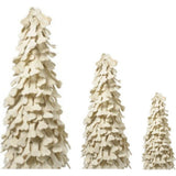 Bone Trees- 3 Piece Set- Handmade of Hand Felted Wool