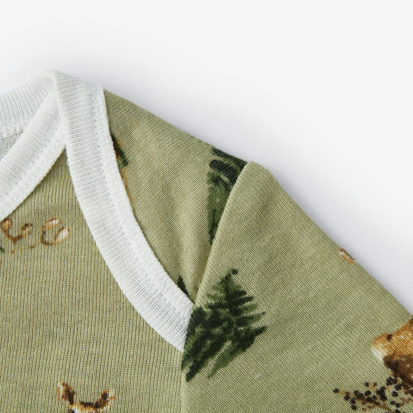Forest Party Organic Cotton Short Sleeve One Piece