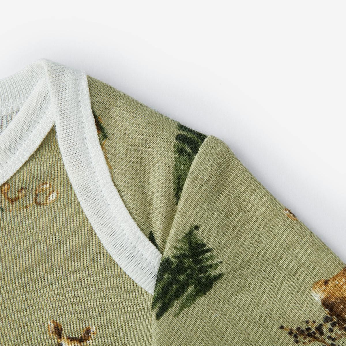 Forest Party Organic Cotton Short Sleeve One Piece