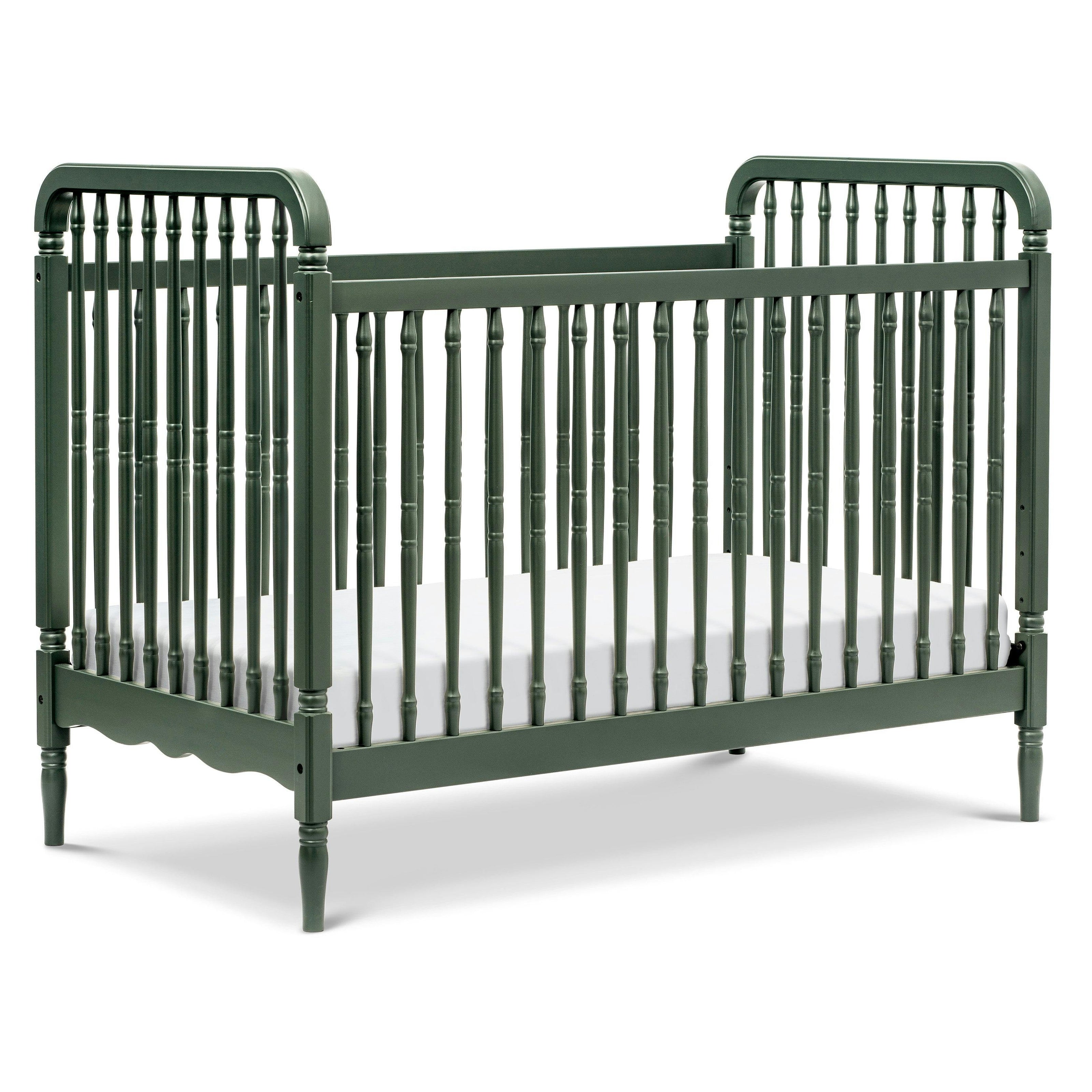 Namesake Liberty 3-in-1 Convertible Spindle Crib with Toddler Bed Conversion Kit