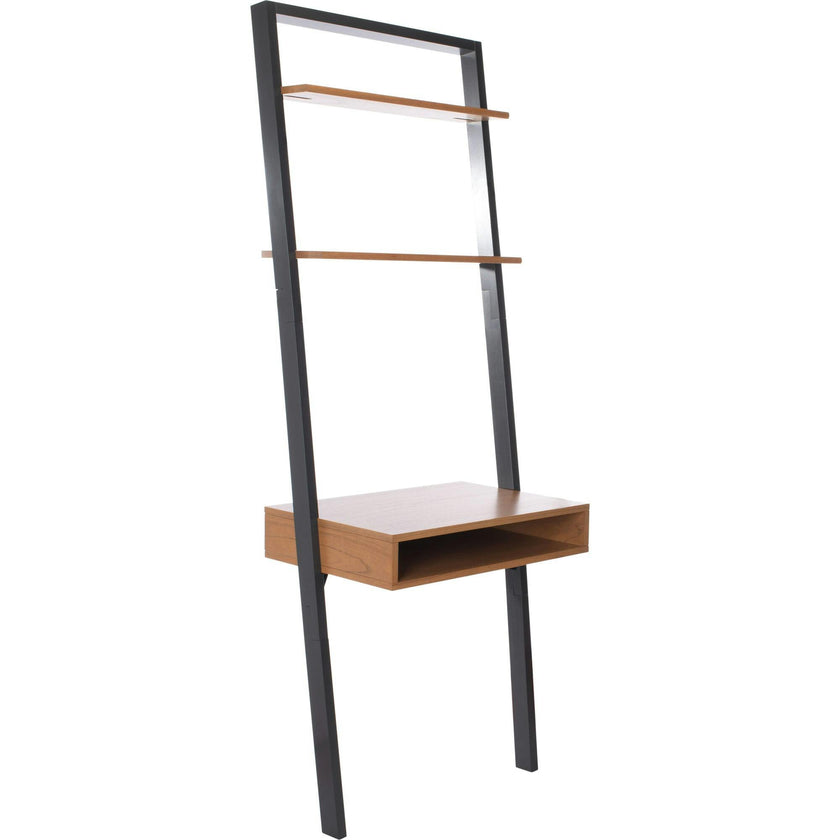 Kamy 2 Shelf Leaning Desk