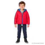 Reversible Color-Changing Puffer Jacket | Dog Print