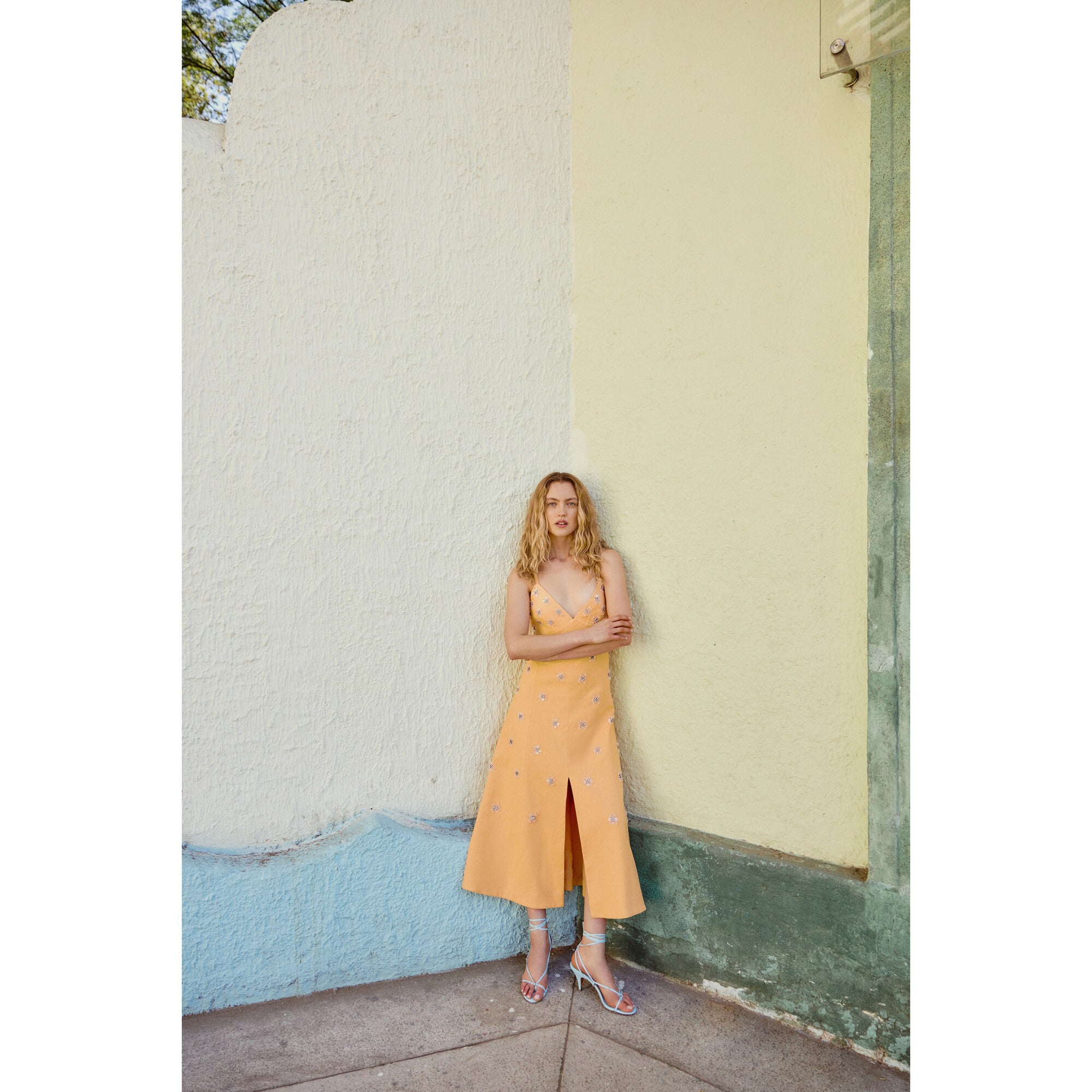 Hendrix Dress, Orange