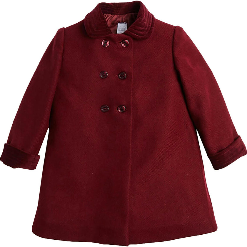 Traditional Double Breasted Coat in Brown (12mths-10yrs)