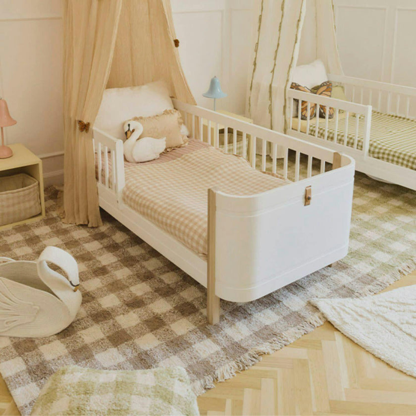 Knitted Blanket Vichy Rose