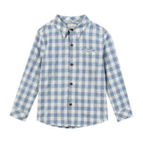 ATWOOD woven shirt  blue /white /plaid