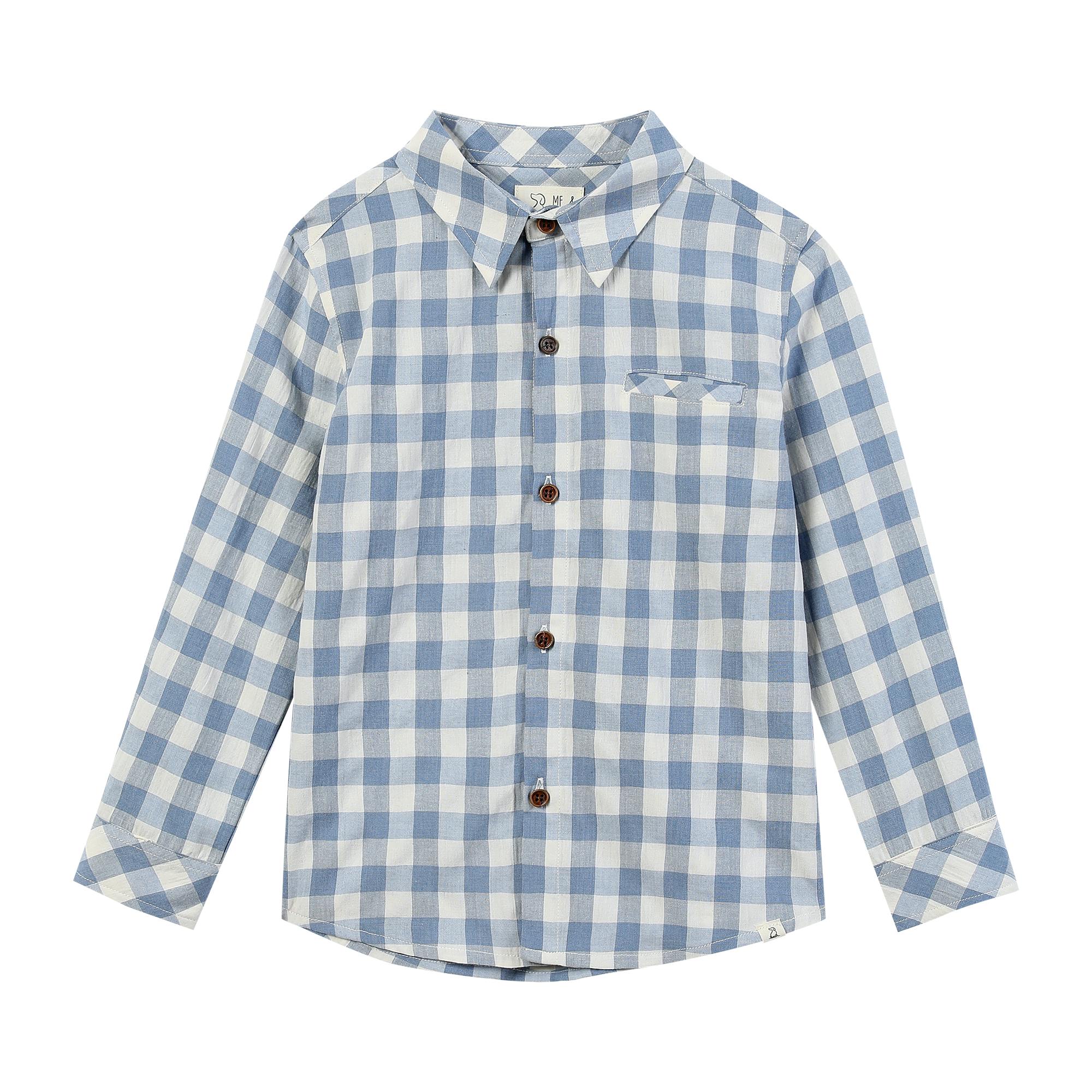 ATWOOD woven shirt  blue /white /plaid