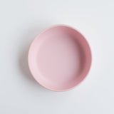 Silicone Baby Plate Bowl - Rose