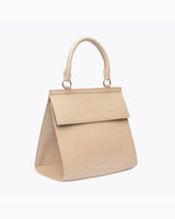 Medium Stylish, Chic Insulated Lunchbox, Cream Croc