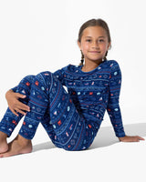 Sail Away Fair Isle Bamboo Kids Pajamas