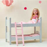 Olivia's Little World 18" Doll Wooden Convertible Bunk Bed