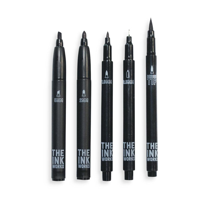 The Ink Works Markers - Multiple Tips - Set of 5