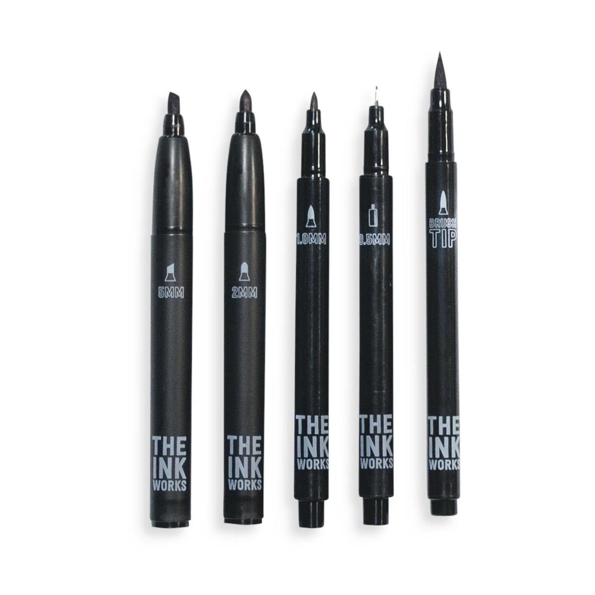 The Ink Works Markers - Multiple Tips - Set of 5