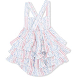 Tulip Stripe - Ruffle Sunsuit