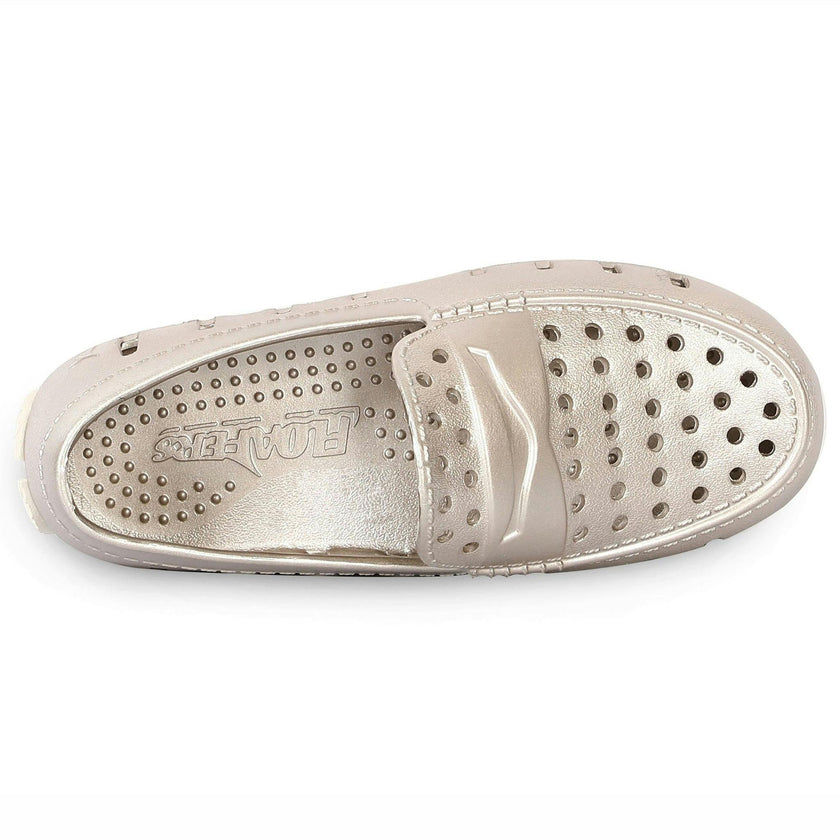 KIDS WHITE GOLD/CREAM PRODIGY METALLIC