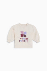 TNS Logo Baby Sweatshirt Whisper White Melange