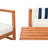 Montez 4-Piece Outdoor Set with Accent Pillows