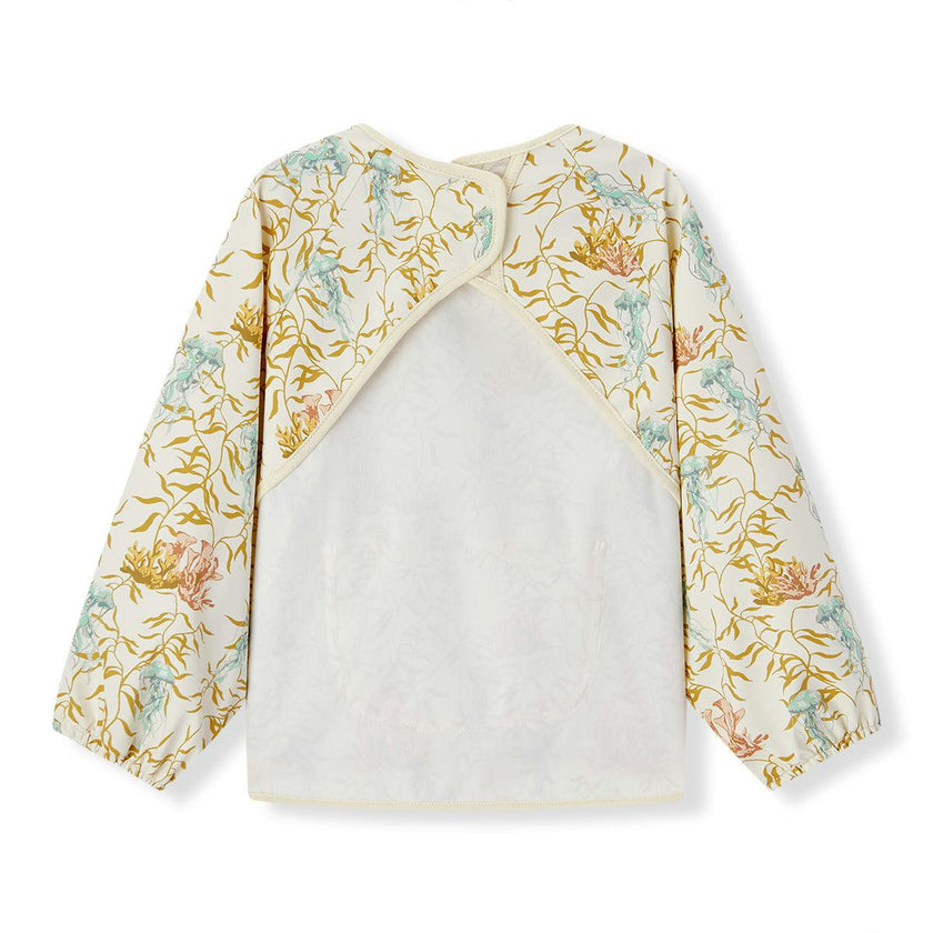 Under the Sea Long Sleeve Pocket Bib
